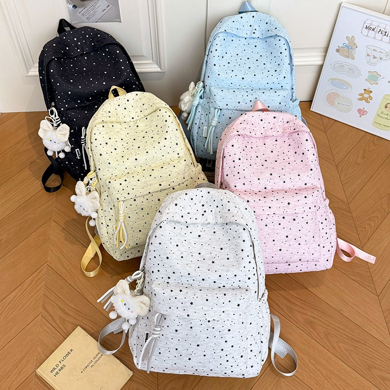 Star-Print Casual Backpack Kalsten