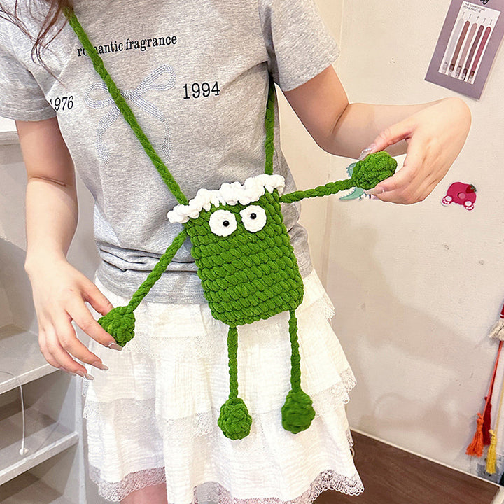Playful Crochet Character Bag
