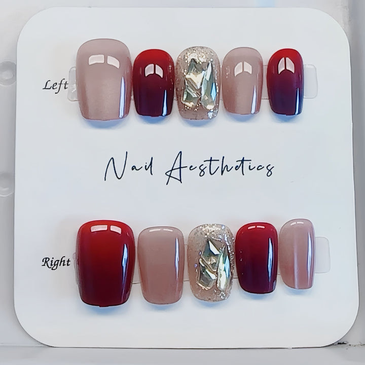 Elegant Press-On Nail Design Kalsten