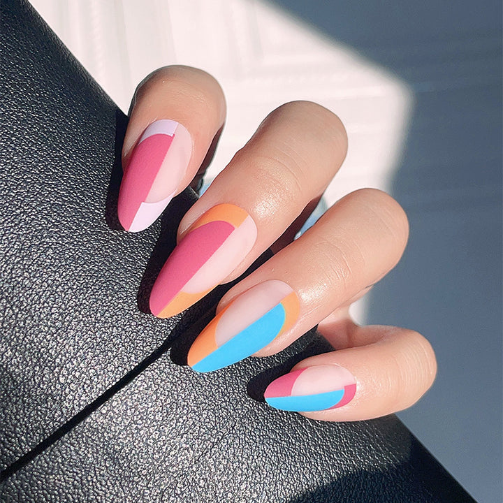 Artistic Pointed Press-On Nail Set Kalsten