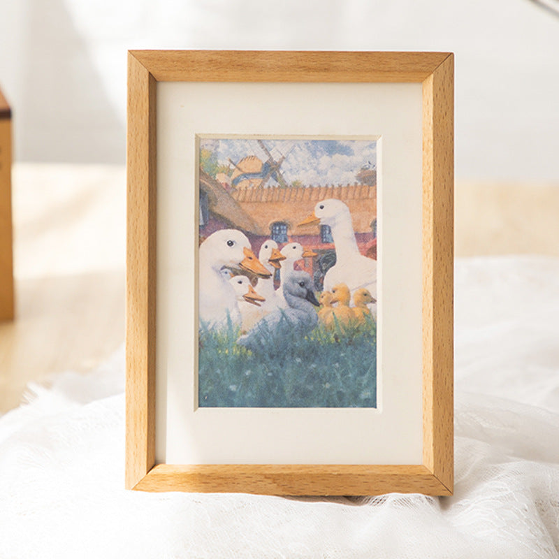 Modern Natural Wood Picture Frame for Home Decor