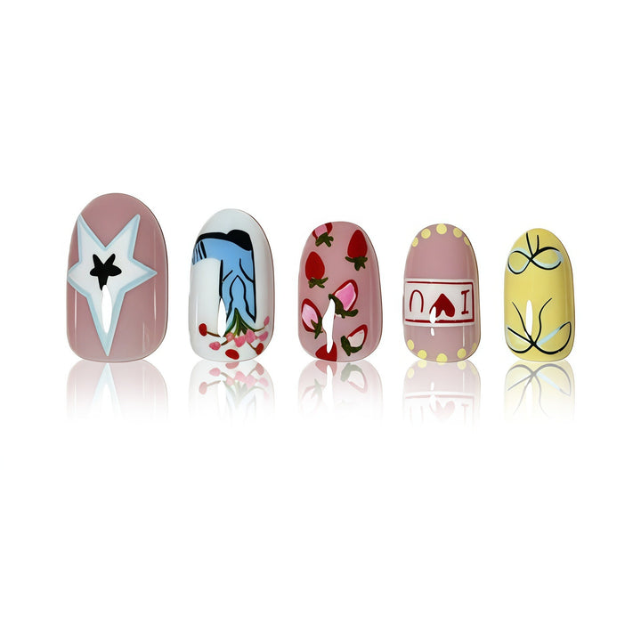 Artistic Floral Nail Art Set Kalsten