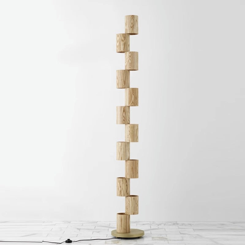 Sculptural Column Floor Lamp