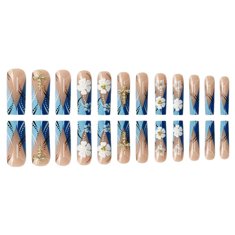 Decorative 3D Floral Nail Art Extensions Kalsten