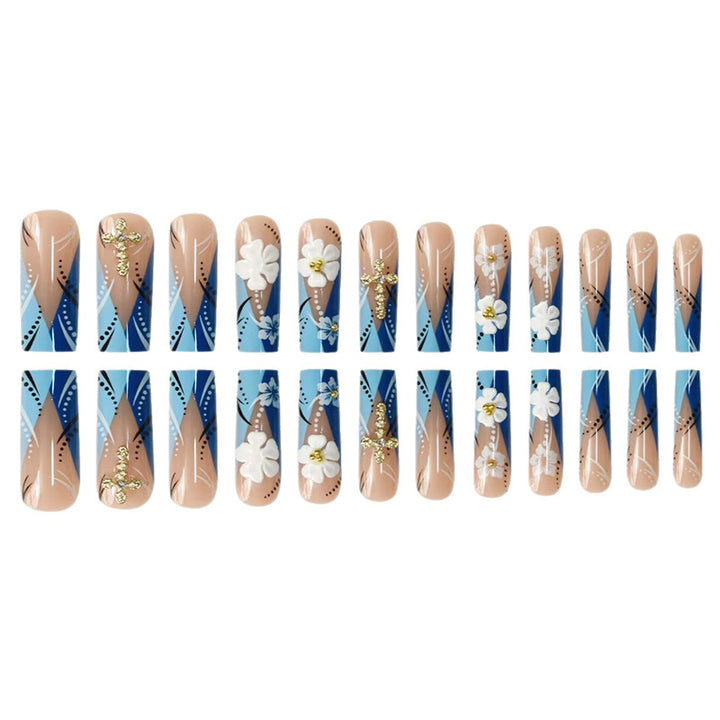 Decorative 3D Floral Nail Art Extensions Kalsten