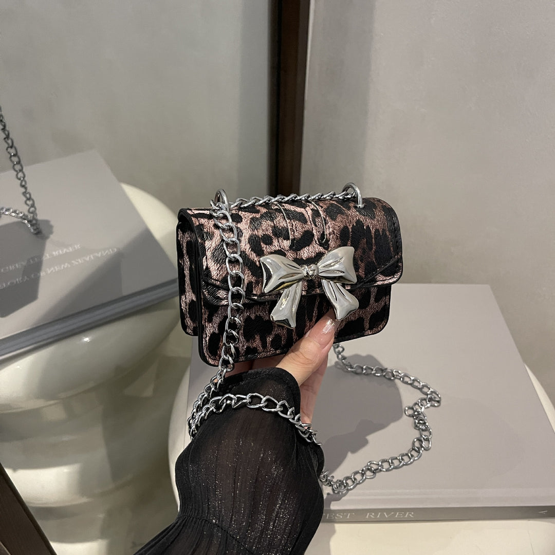 Animal Print Crossbody Handbag