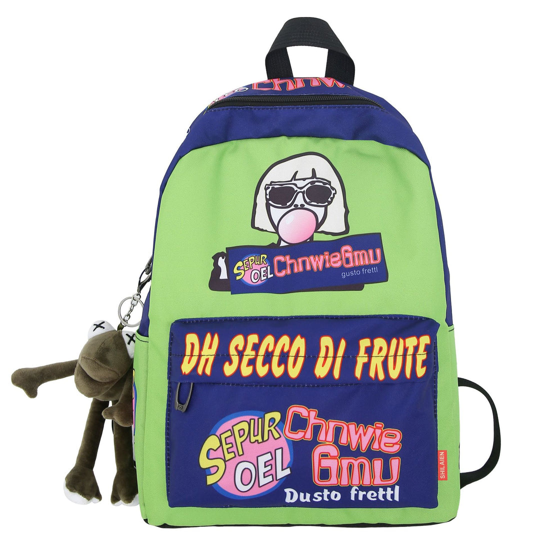 Graphic Print Casual Backpack Kalsten