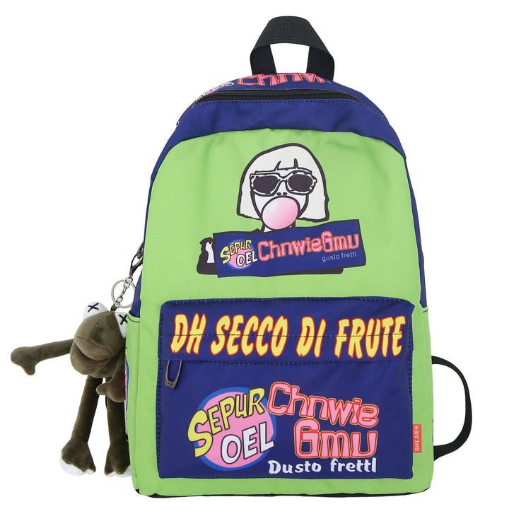 Graphic Print Casual Backpack Kalsten