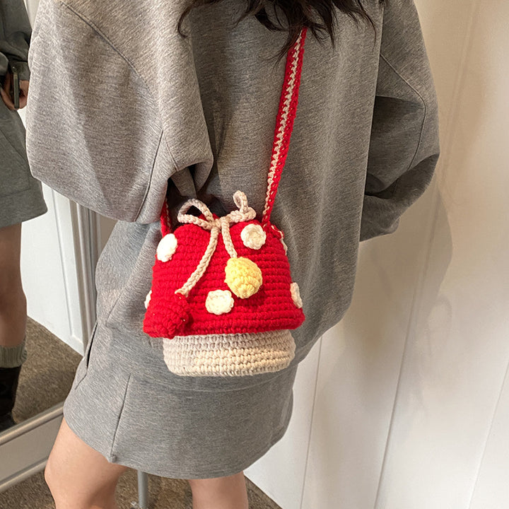 Adorable Fun Mushroom Crochet Backpack