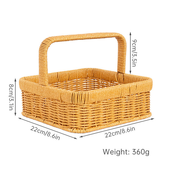 Handcrafted Natural Fiber Storage Basket Kalsten