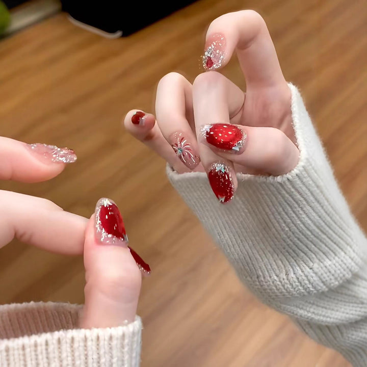 Festive Ornamented Nail Art Set