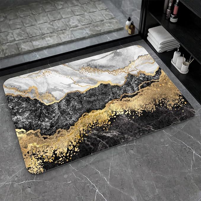 Stylish Water-Resistant Bath Mat Kalsten