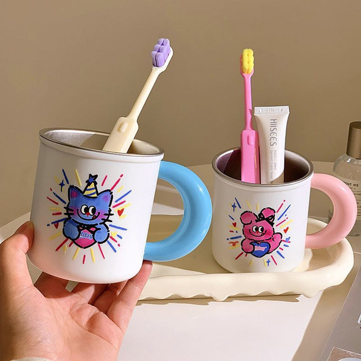 Ceramic mug with playful animal design Kalsten