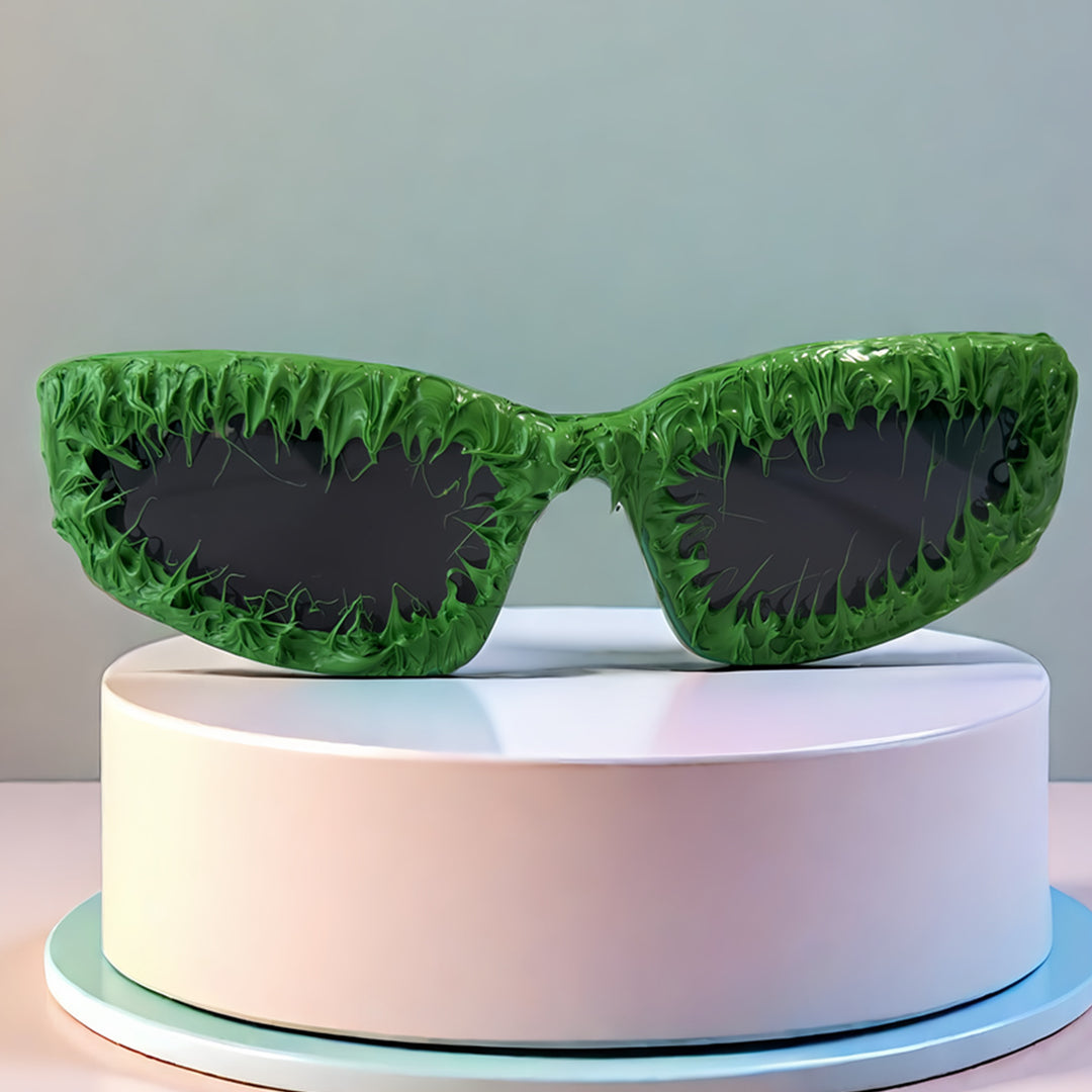 Ladies futuristic sunglasses with innovative and unique frame Kalsten