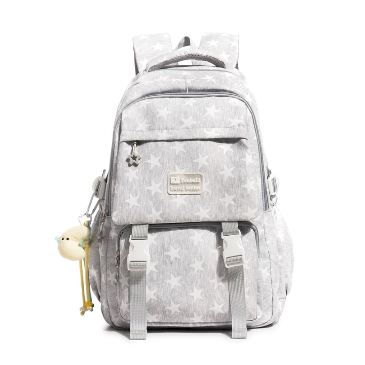 Stylish Star-Embellished Casual Backpack Kalsten