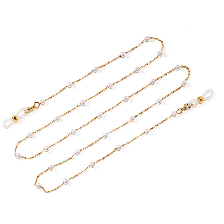 Elegant Pearl Beaded Eyewear Chain Kalsten