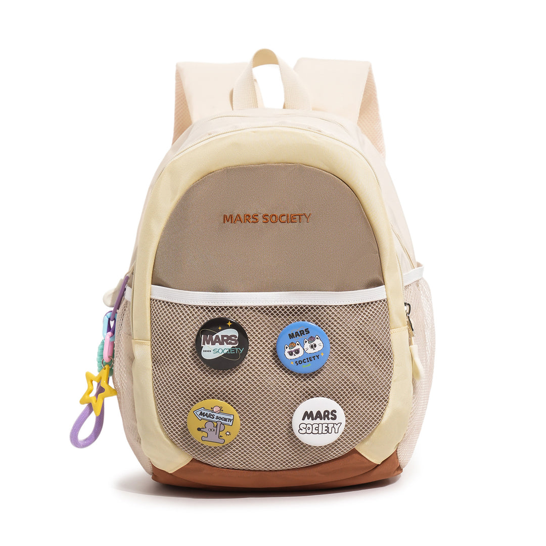 Trendy Lightweight Backpack with Fun Patches Kalsten