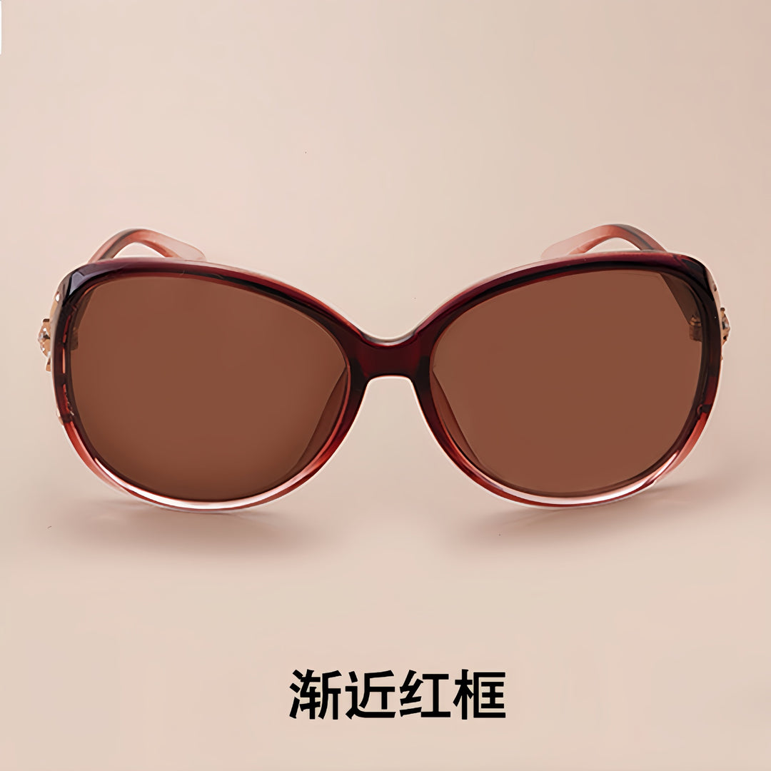 Ladies Luxurious Oversize Sunglasses with Stylish Decor Kalsten