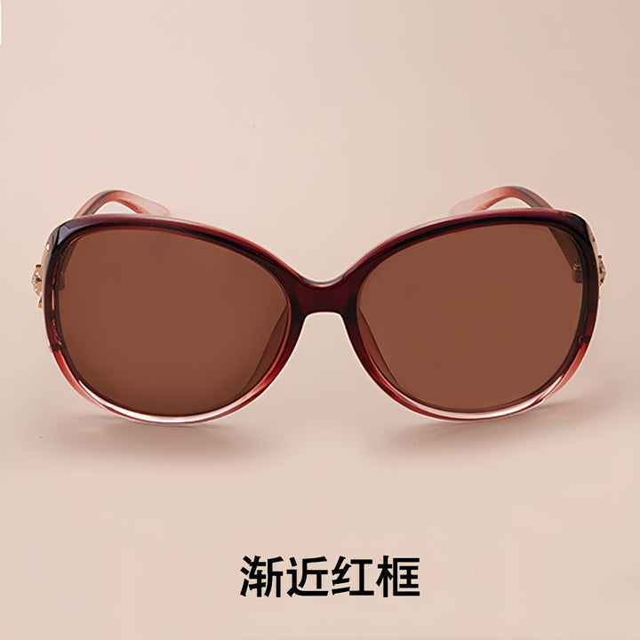 Ladies Luxurious Oversize Sunglasses with Stylish Decor Kalsten