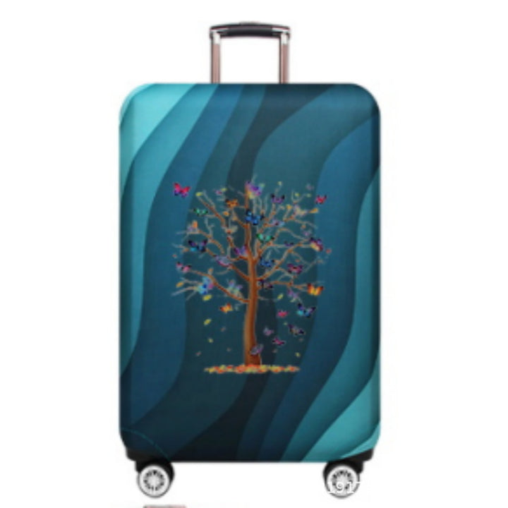 Women's Hard Shell Suitcase with Fashionable Butterfly Design Kalsten
