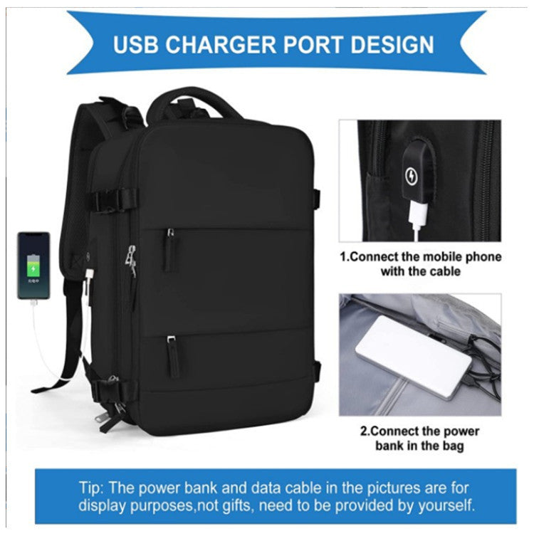Versatile Travel Backpack with Organizational Compartment Kalsten
