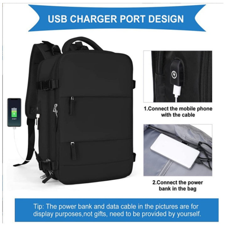 Versatile Travel Backpack with Organizational Compartment Kalsten