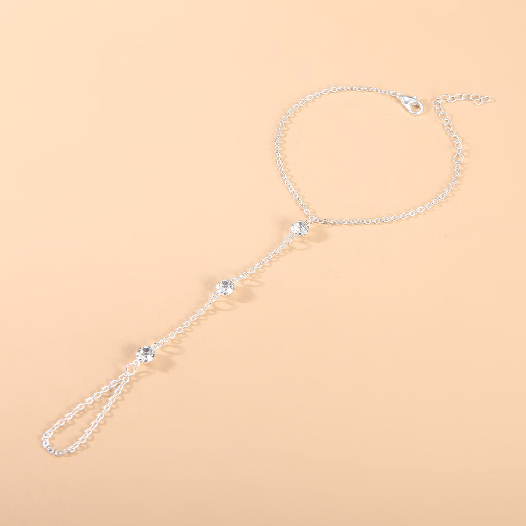 Delicate Crystal Drop Necklace Kalsten