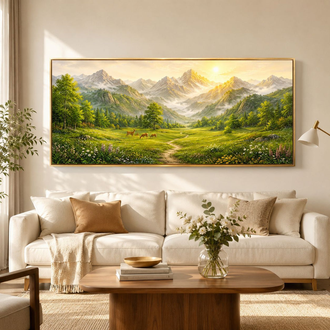 Serene Landscape Canvas Artwork