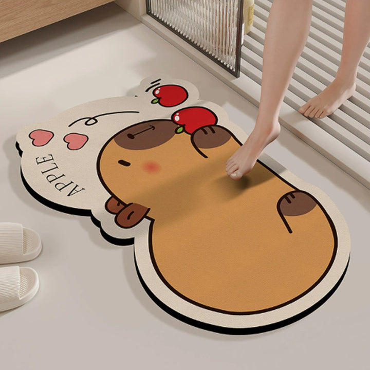 Cute Cartoon Character Bath Mat Decor