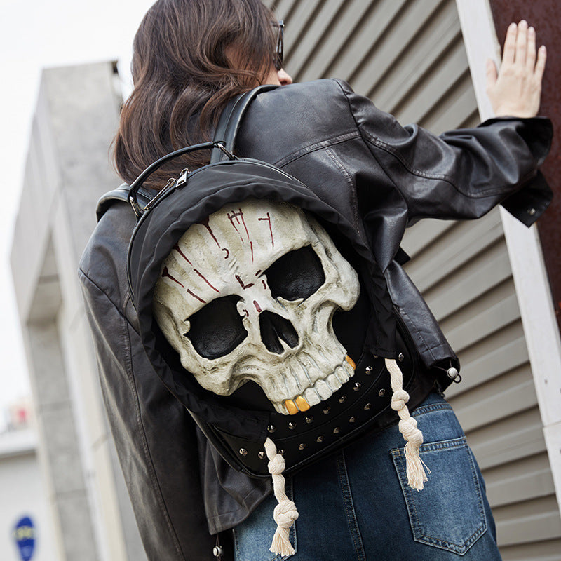Creative backpack with skull design Kalsten