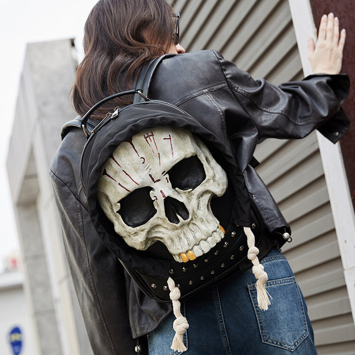 Creative backpack with skull design Kalsten