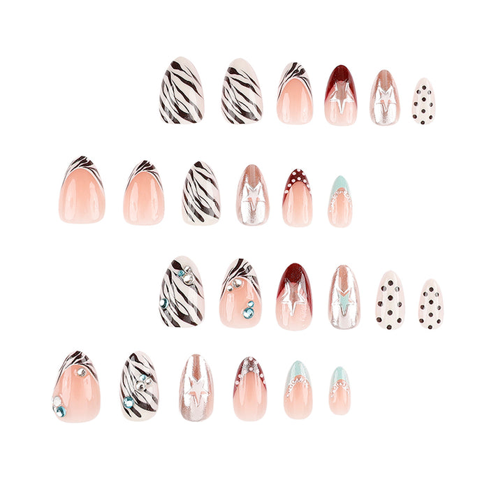 Glamorous Artistic Press-On Nails