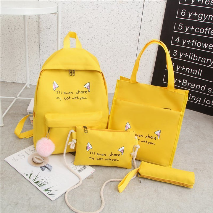 Cute Character Multi-Piece Backpack Set Kalsten