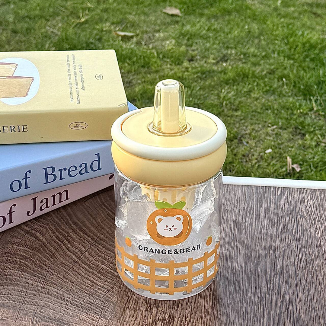 Women's Insulated Drinking Bottle with Innovative Lid and Cheerful Design Kalsten