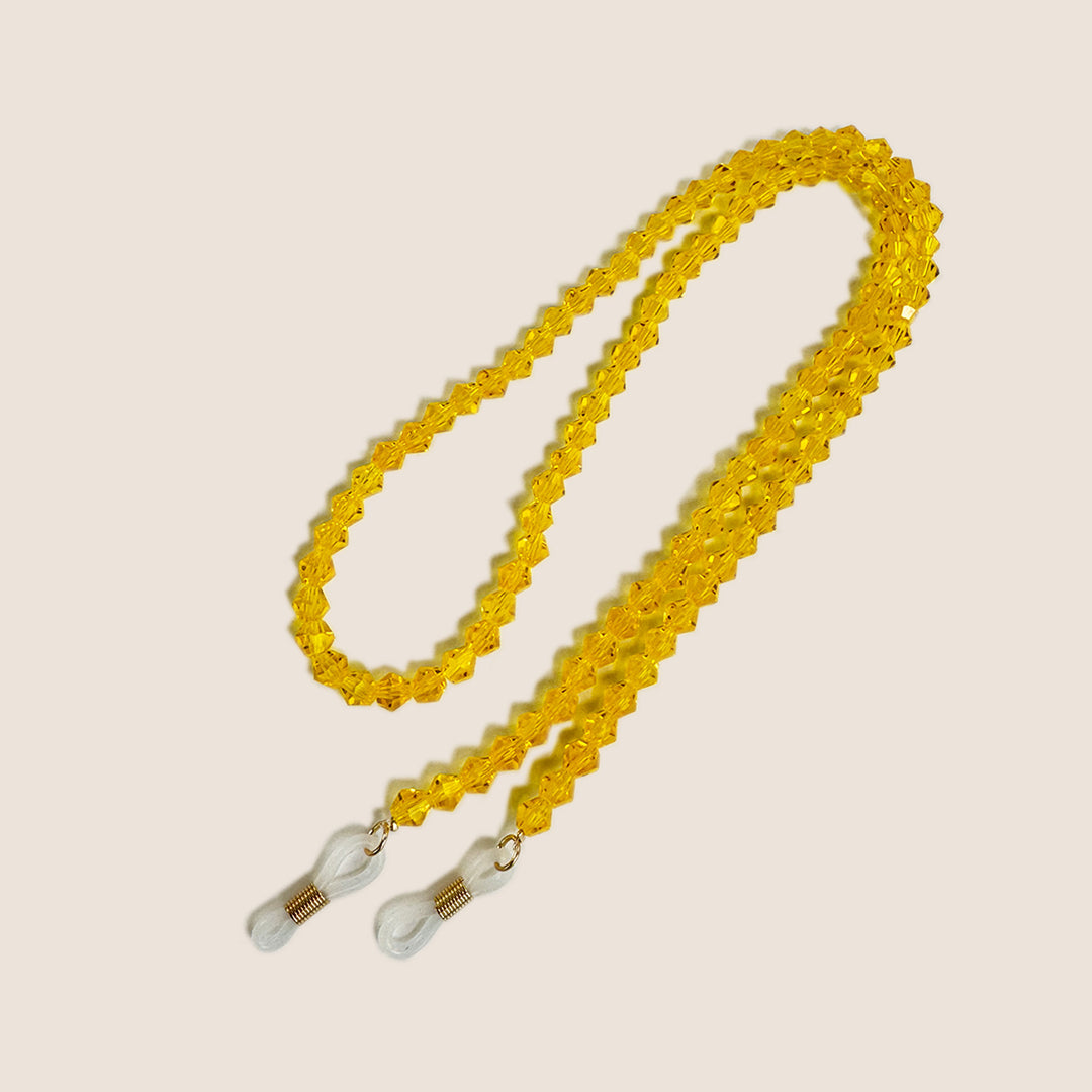 Beaded Eyewear Chain with Clear Tips Kalsten