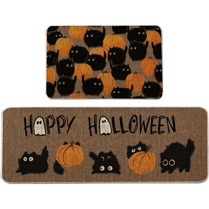 Halloween-Themed Decorative Mat