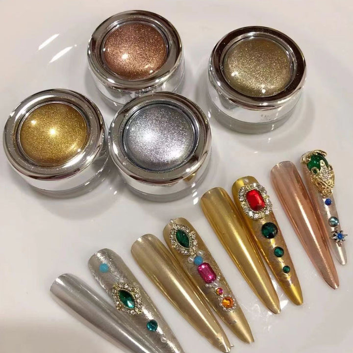 Premium Metallic Nail Art Gel Set