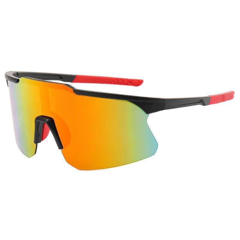 Unisex nan sporty performance sunglasses half rimless with polarized lenses and non-slip nose pad Kalsten