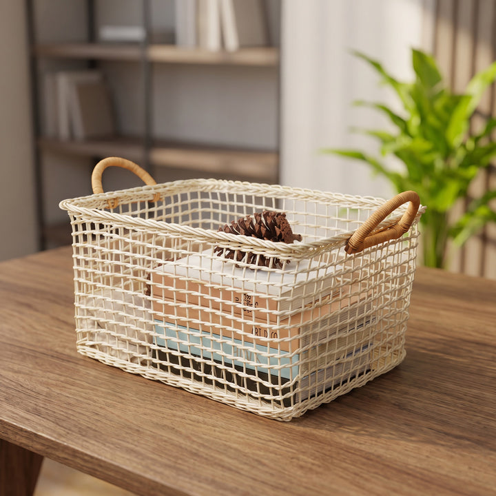 Practical storage basket with braided design Kalsten
