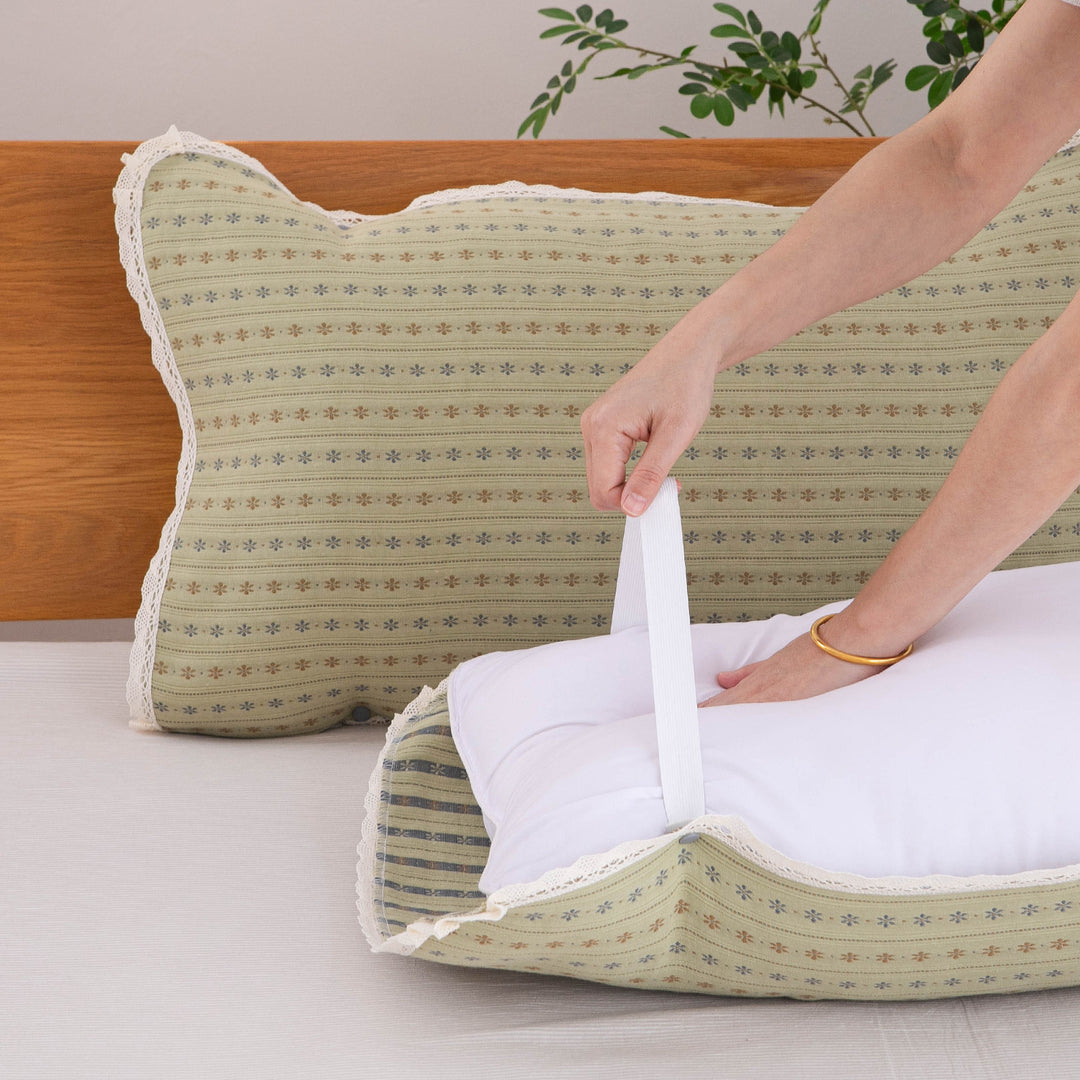 Ladies ergonomic pillow with removable cover Kalsten