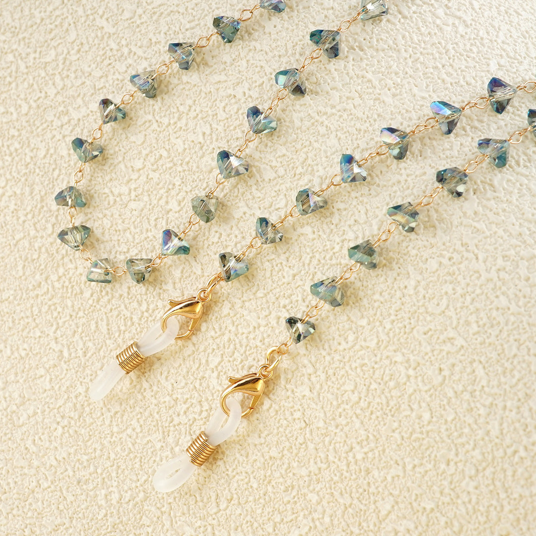 Heart-Shaped Beaded Eyewear Chain Kalsten