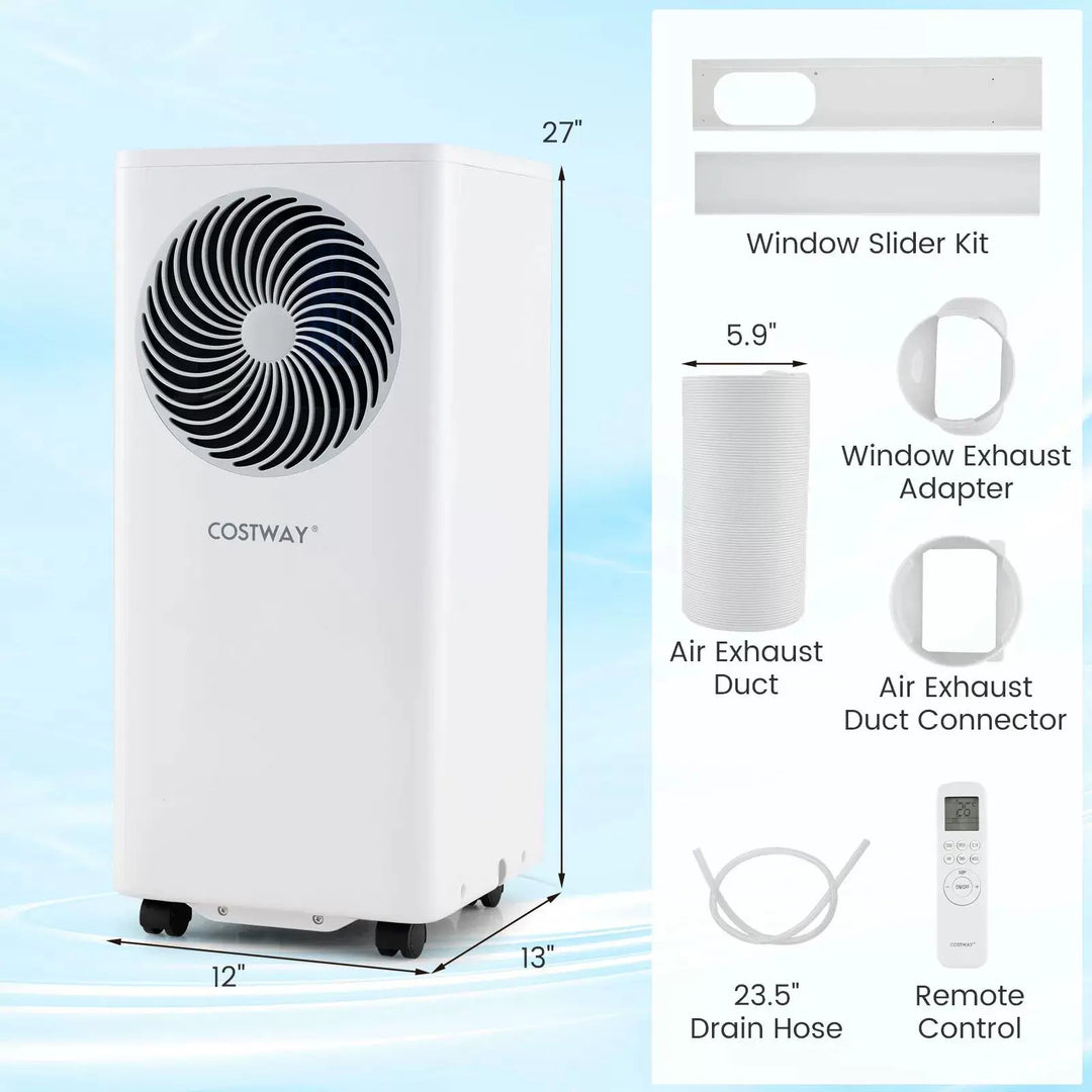 Unisex one size portable air conditioning tower with remote control digital thermostat dehumidifier Kalsten