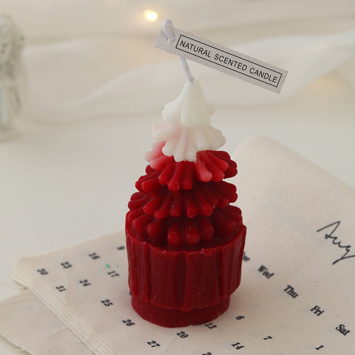 Nature-Inspired Conifer Cone Sculptural Aroma Candle Hand-Poured Soy Blend Cotton Wick