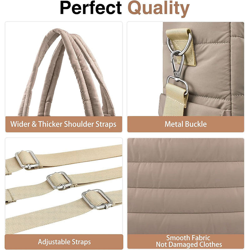 Padded shoulder bag with detachable shoulder strap Kalsten