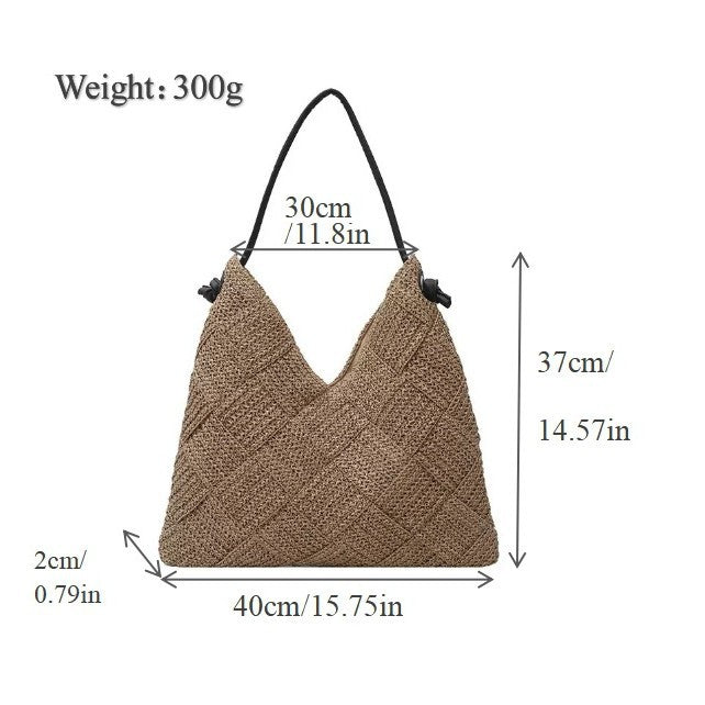 Stylish tote bag with structured pattern Kalsten