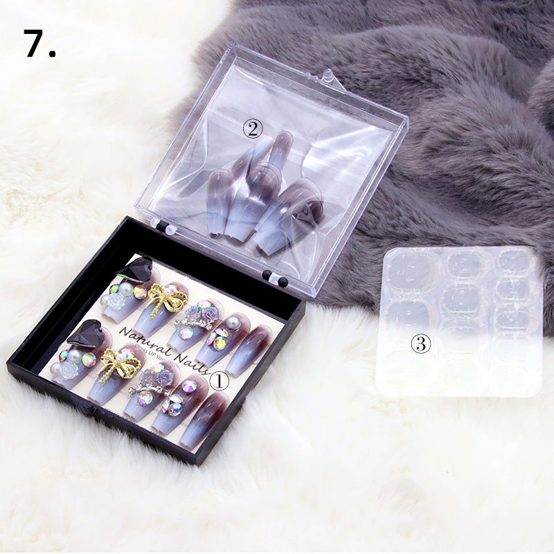 Elegant Pre-Designed Press-On Nail Set Kalsten