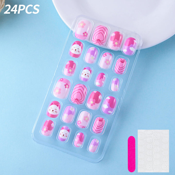 Themed Summer Beach Nail Art Press-On Nails Kalsten