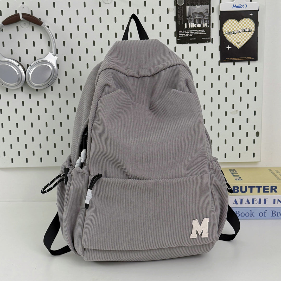 Corduroy Casual Backpack Kalsten