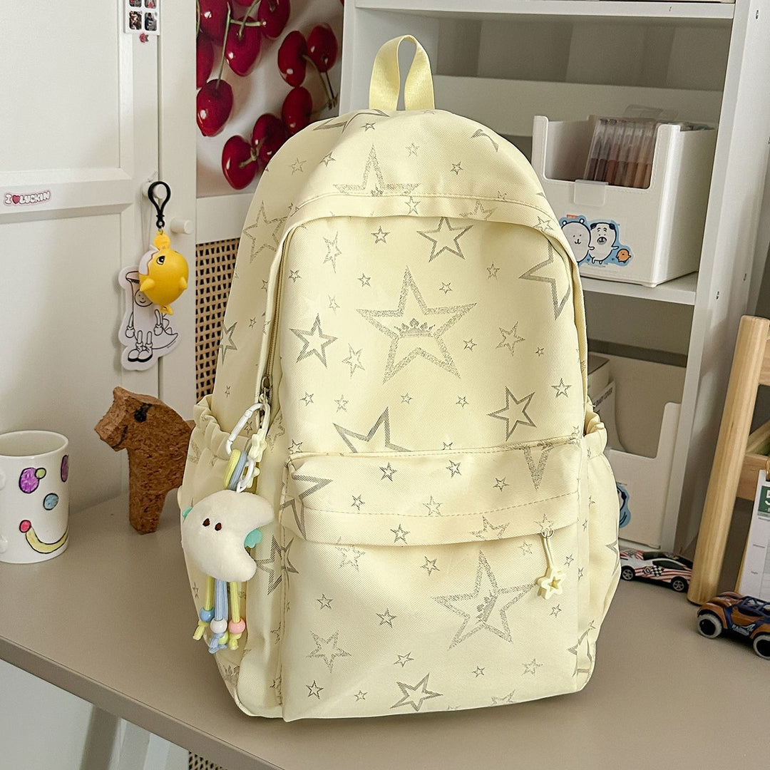 Backpack with Sparkling Stars Pattern Kalsten