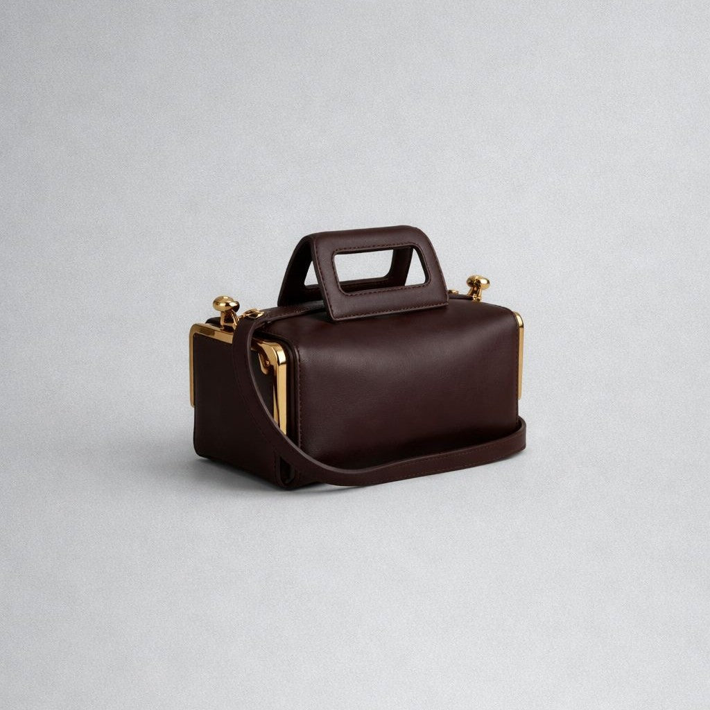 Sophisticated Crocodile Print Handheld Bag
